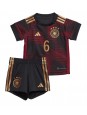 Deutschland Joshua Kimmich #6 Auswärts Trikotsatz für Kinder WM 2022 Kurzarm (+ Kurze Hosen)